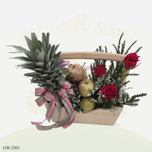 Floral fruit basket - GW-2501
