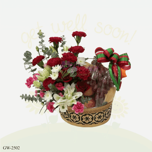 Floral fruit basket - GW-2502