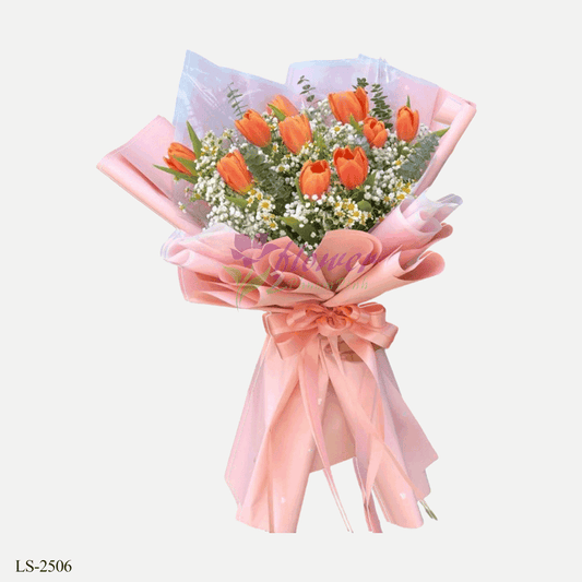 Orange Tulip bouquet