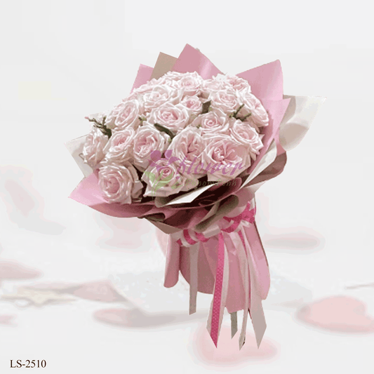 24 pink rose bouquet - LS-2510