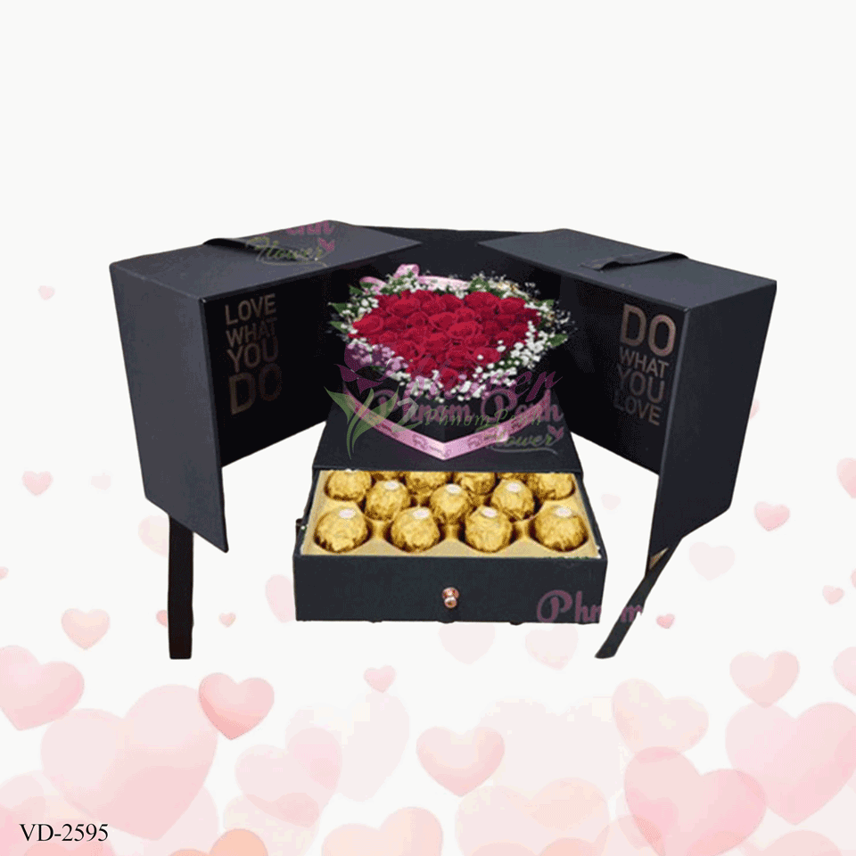 Open Heat Box Open my heart box with chocolate – Flower2PhnomPenh