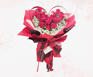 heart bouquet